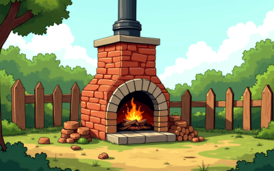 Hova érdemes építeni a kemencét a kertben?